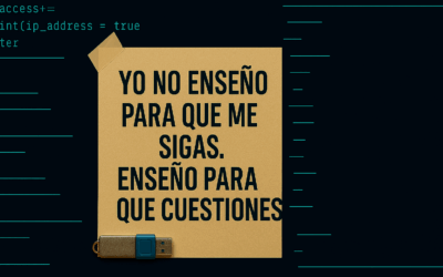 El Origen — Enseñar como se rompe un patrón
